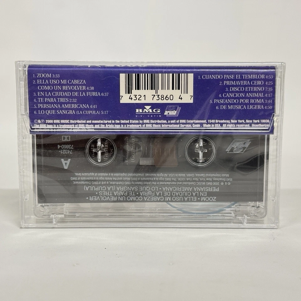 Soda Stereo Cassette Serie 2000 Disco Eterno Cancion Animal Gustavo Cerati New - Image 2 of 3