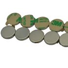 25 50 100 1/2" x 1/16" Disc Magnets Adhesive Backed Neodymium Rare Earth N48