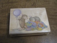 HOUSE MOUSE DESIGNS POP''-ULAR FUN RUBBER STAMP