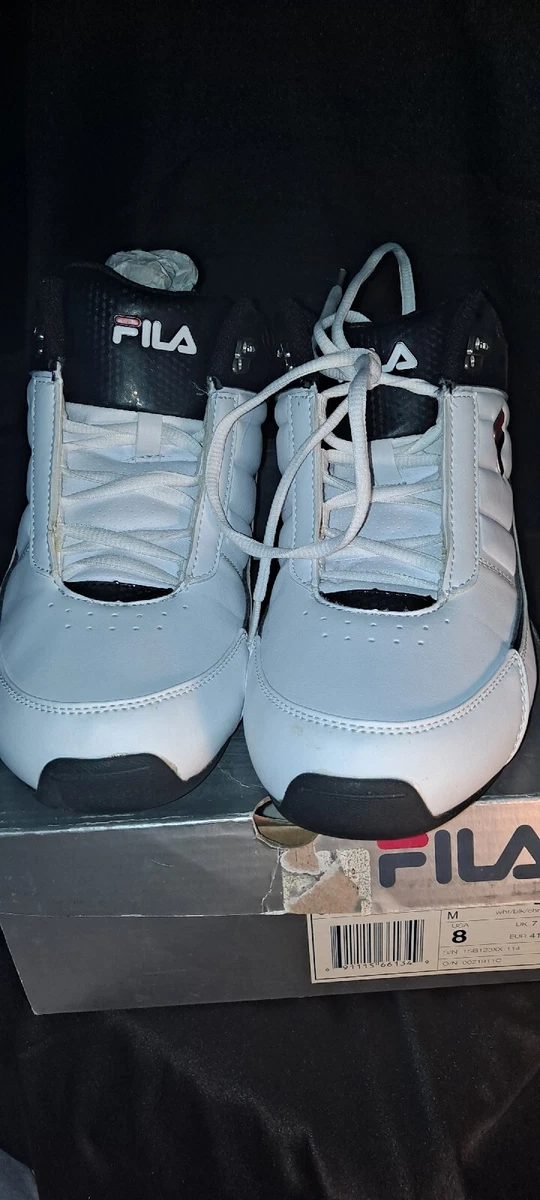 Fila old school mens silver sale