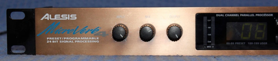 Alesis Microverb 4 Multi Effects FX Preset/programmable 18-Bit signal processor - Image 2 of 4