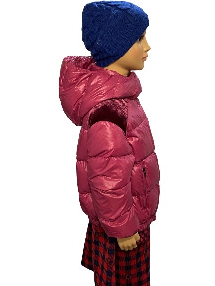 Moncler Enfant Authentic Down Jacket Chouette Fuchsia For