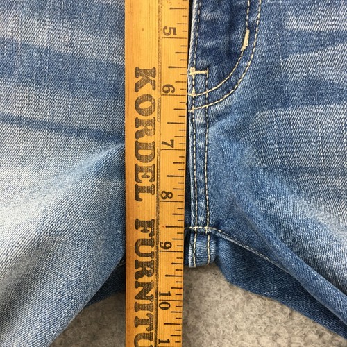 Kancan Skinny Jeans Womens 25 (actual 27x28) Blue Medium Wash Denim Distressed - Picture 7 of 15