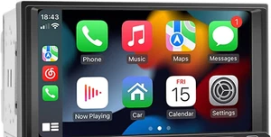 Voiture Stereo Apple Carplay Android MP5 Lecteur w vision nocturne Caméra Télécommandes Touch