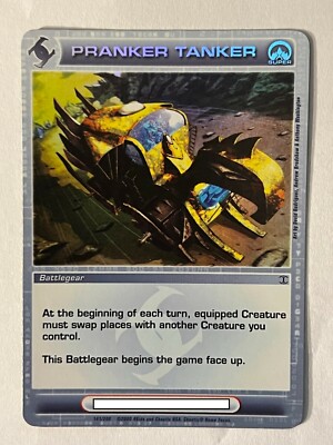 Chaotic 141/200 Pranker Tanker Super Rare Holo Foil Battlegear Card