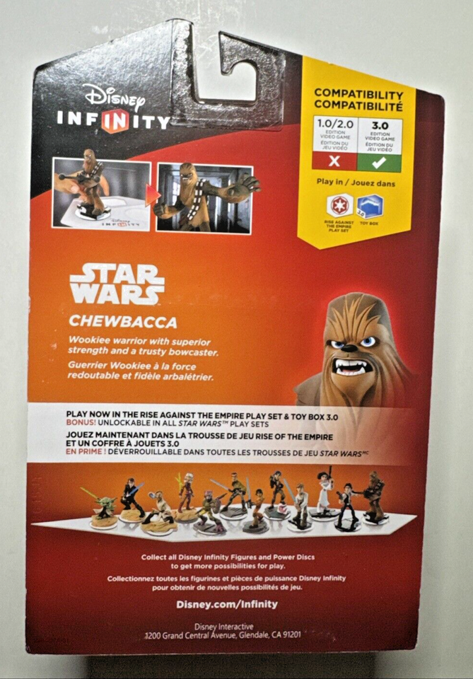Disney Infinity Collection Box DISNEY INFINITY 3.0 EDITION: STAR WARS CHEWBACCA - NEW IN BOX | eBay