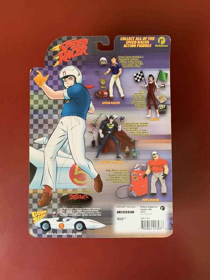 Speed Racer Series One 1 - TRIXIE Action Figure (ReSaurus, 1999) BRAND NEW - Image 2 of 4