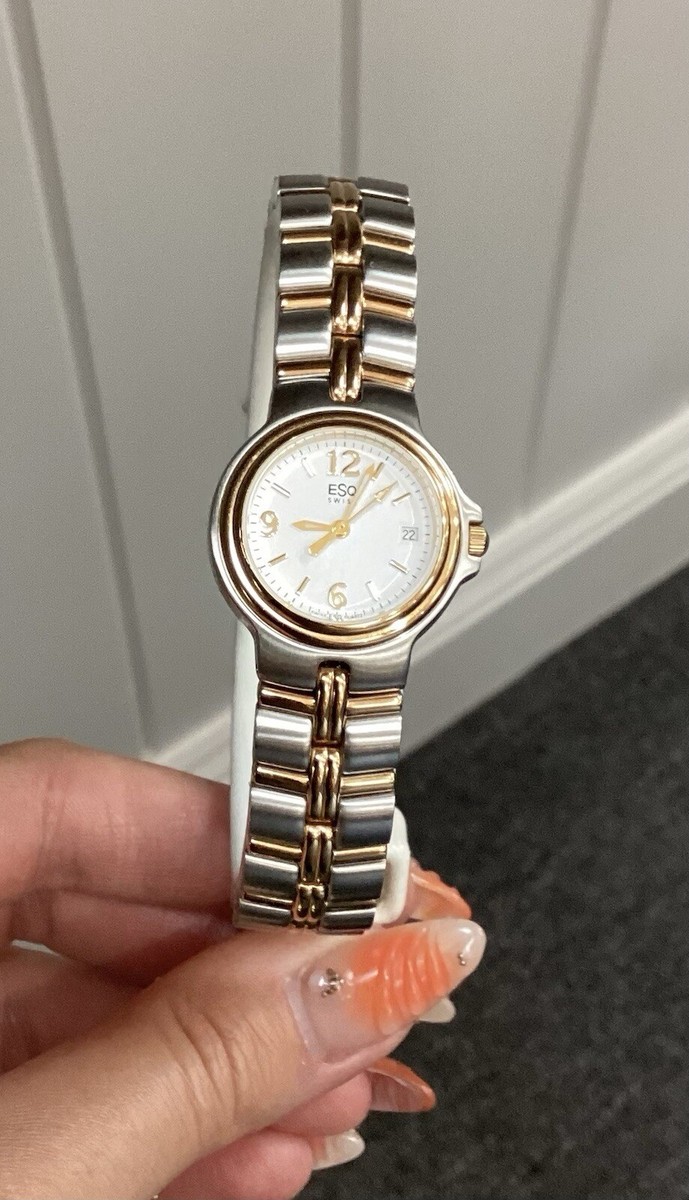 ESQ Two Tone Ladies Watch (Orig. $195.00) | eBay display picture 1