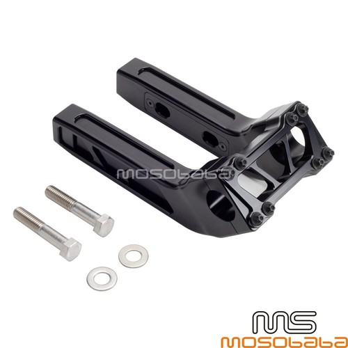 Club Style 1" Handlebar & Riser Black Set For Harley FLFB FLFBS FLSL FXFBS FXLRS - Picture 4 of 12