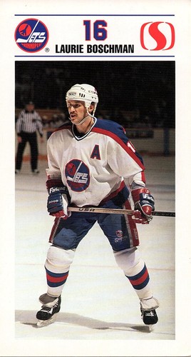 Tarjetas coleccionables emitidas por el equipo Safeway de hockey de Winnipeg Jets 1989-90 - Imagen 3 de 18