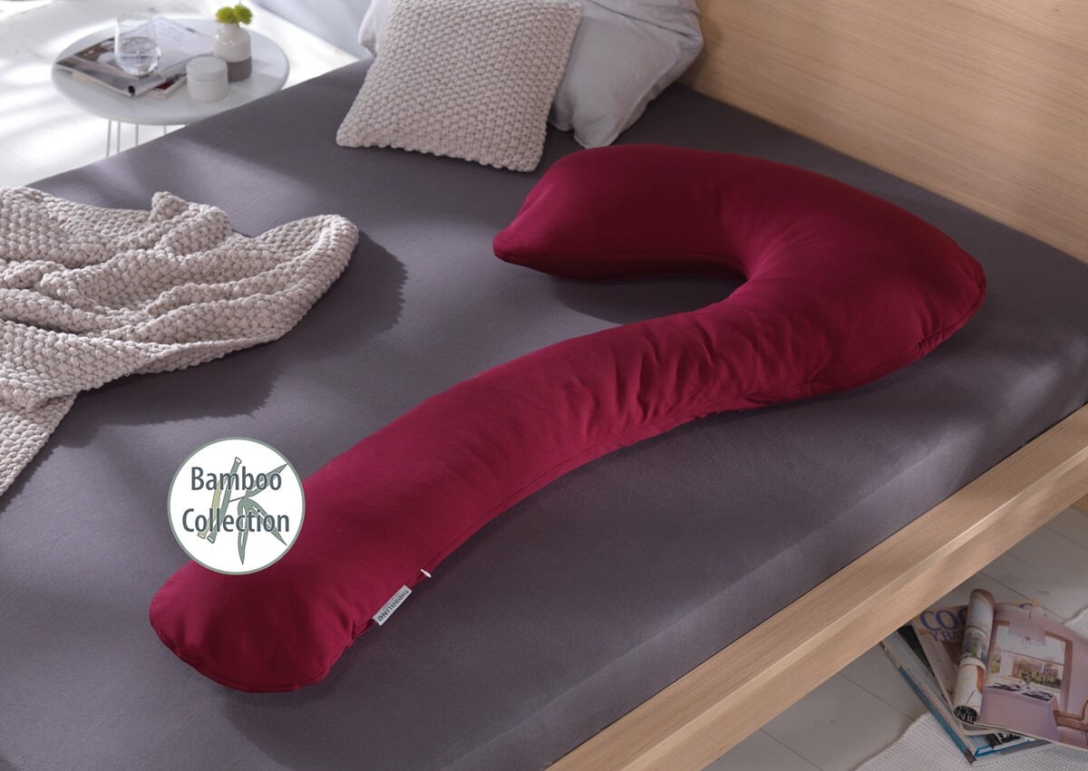 Theraline Bezug für my7 - Das Schlaf- Stillkissen Brombeere Bamboo TOP