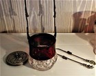 EAPG = RARE = RUBY STAINED = KINGS CROWN = PICKLE CASTOR = 1890'S ERA — photo 4