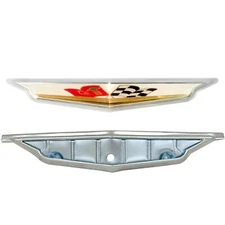 1961 Chevy Impala Front Grille Emblem & Bezel New Dynacorn M1719E+EM2102