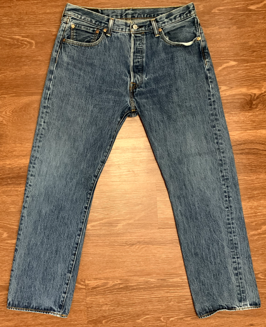 Levi's 501 Men's Jeans 34x30 Original Fit Button Fly PC9-00501