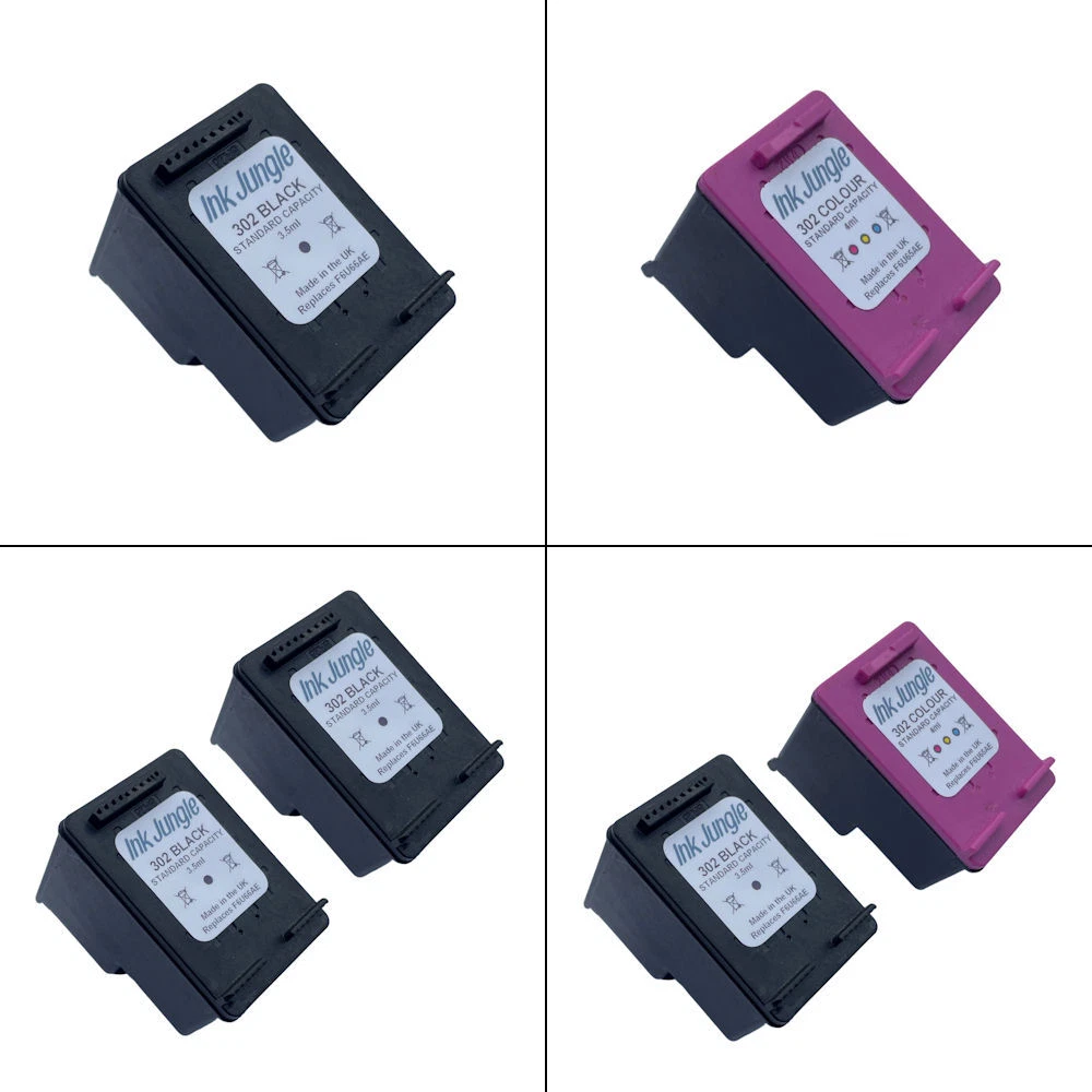 HP 302 Ink Cartridges  Compatible HP 302 Ink