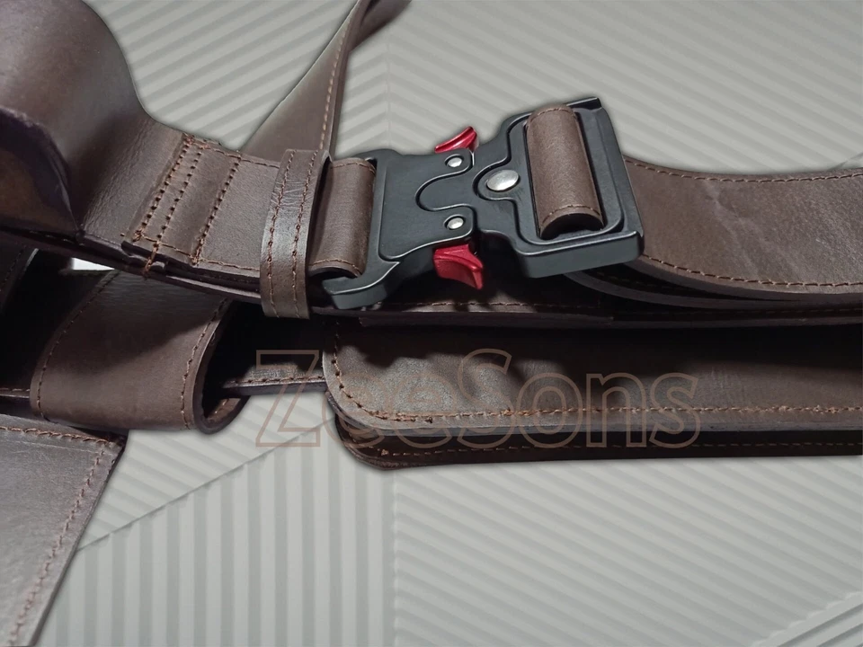 The Mandalorian Cosplay Cinturón Mando Boba Fett Pecho Armadura Cosplay Pistola Cinturón Foto 4 de 4