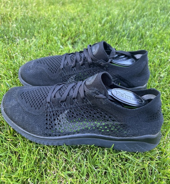 nike free rn flyknit triple black