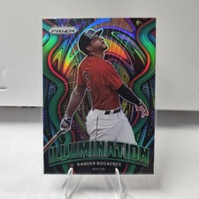 2022 Panini Prizm - Illumination Xander Bogaerts #IL-11 Green Prizm