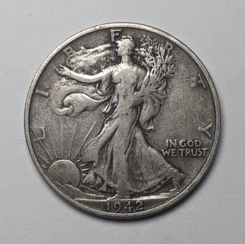 1942-S Walking Liberty Half Dollar — photo from the most recent tracked eBay sale