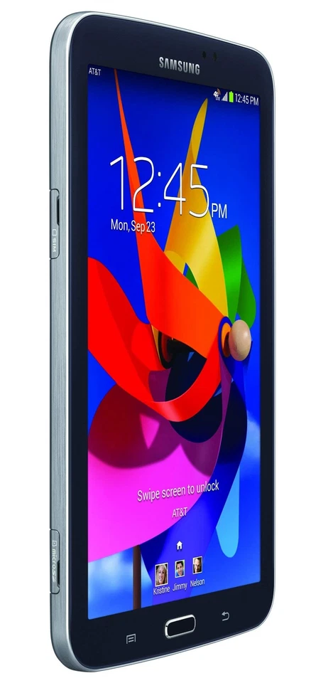 Samsung - Galaxy Tab 3 - 7"" - 16GB - Wi-Fi + 4G LTE - Black - SM-T217AZKAATT - Image 2 of 4