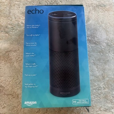 Amazon Echo (1st Generation) Smart Assistant - Black (Used) With Box