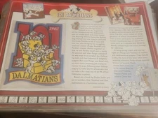 101 dalmatians willabee and ward 9x12 patch disney collection sheet w&w display