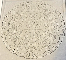 Stampin Up Big Shot Die LARGE PAPER DOILY Sizzlits Sizzix Dies Foam Damaged