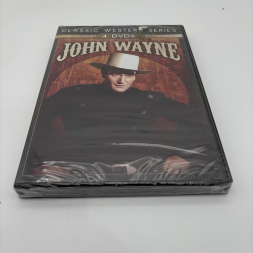 John Wayne 20-Film Set (DVD, 4-Disc) Classic Western B&W Texas Terror Hell Town - Picture 2 of 4