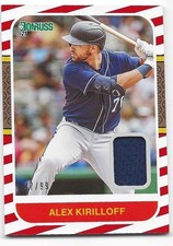 Alex Kirilloff 2021 Panini Donruss - Retro 1987 Materials #87M-AK /99 (MEM, RC)