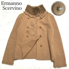 Ermanno Scervino Coat Jacket Angora blend Siz...