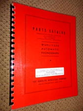 Wurlitzer Jukebox Parts Catalog and Amplifier Sound System Drawings 1934 - 1937