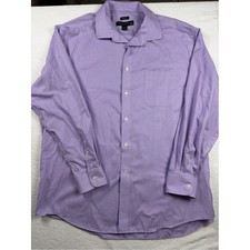 Pronto Uomo Lavender Dress Shirt - gingham in Lavender
