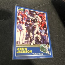 1989 Score #101 Keith Jackson Rookie Card RC NM OKLAHOMA SOONERS. rookie card picture