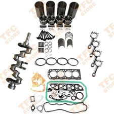D4BB Overhaul Rebuild Kit + Crankshaft Connecting Rod For Hyundai Engine
