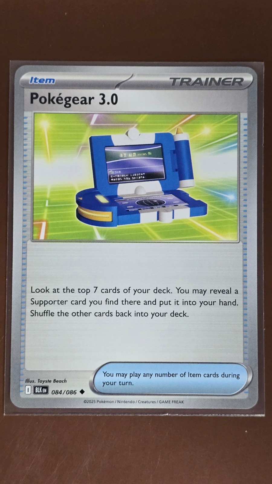 2025 Pokémon TCG Pokegear 3.0 #84 Uncommon Regular