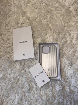 Rimowa Iphone Case Silver Aluminum For Iphone 16 PRO  US FREE
