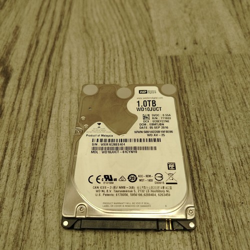 Western Digital 1,0TB AV-25 2,5" SATA Festplatte (WD10JUCT-61CYNY0)