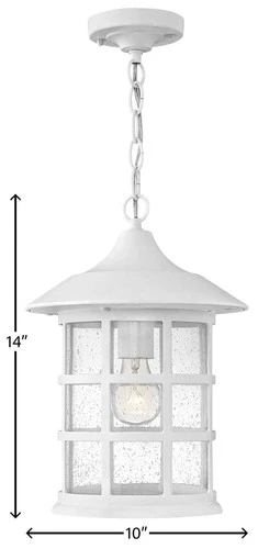 Hinkley Freeport 14"H Classic White Outdoor Hanging Light - Picture 10 of 10