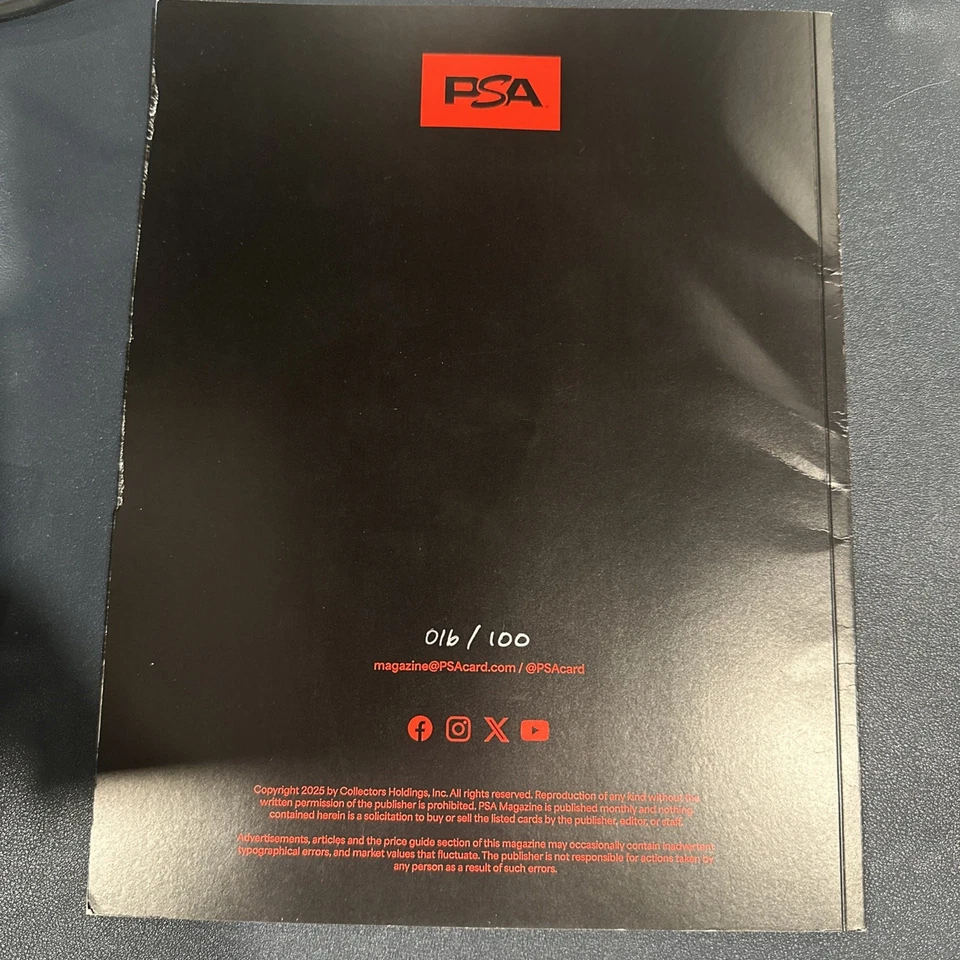 Shanks PSA Mag 16/100 Silver Cracked Ice Variant Cover One Piece Edition TCG - Image 2 of 4