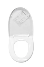 Swiss Madison St. Tropez Deluxe Toilet Seat White Replacement Lid Elongated