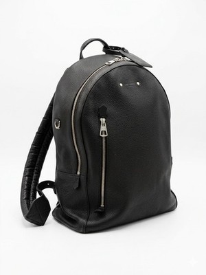Louis Vuitton Pebbled Leather Backpack Black Lock Key Clochette Silver Hardware