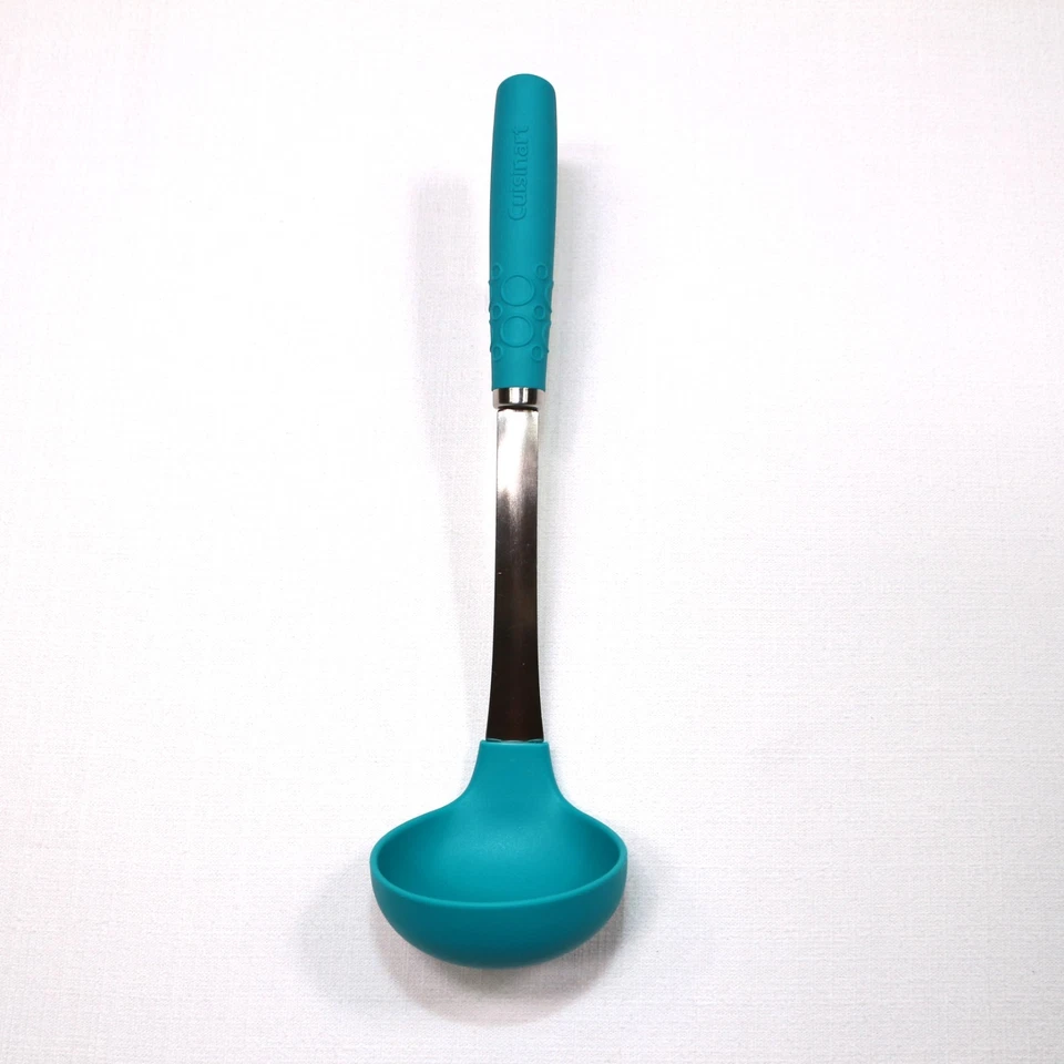 Cuisinart Ladle Nylon Head With Stainless Steel & Soft Grip Handle Turquoise 12" - Image 3 of 4