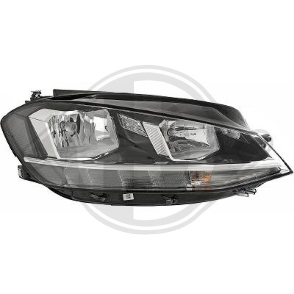 Hauptscheinwerfer Rechts H7/H9 Passend FüR VW Golf VII 5G1 BE1 BA5 BV5-image