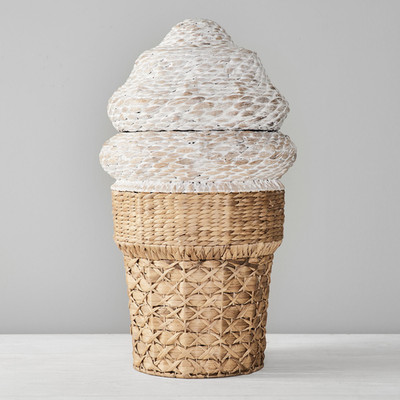Best Seller Pottery Barn Ice Cream Cone Hamper (18''x32'')