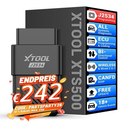 XTOOL XTS500 J2534 Pass-Thru-Programmiergerät OEM-Neuprogrammierungs-Scan-Tool