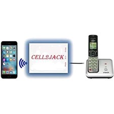 Cell2Jack Cellphone To Home Phone Adapter Landline Dock Converter