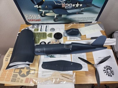 Flying Styro F4U-1 Corsair 1/20 Scale Flying Model Airplane Kit- R