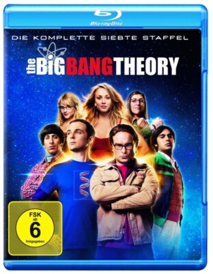 THE BIG BANG THEORY: STAFFEL 7 - JOHNNY GALECKI,JIM PARSONS,2 BLU-RAY NEU