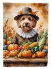 Goldendoodle Thanksgiving Feast Flag