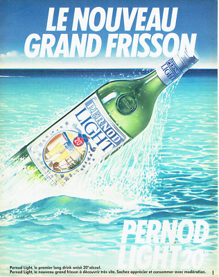 Advertising 097 1983 Pernod Light Aperitif
